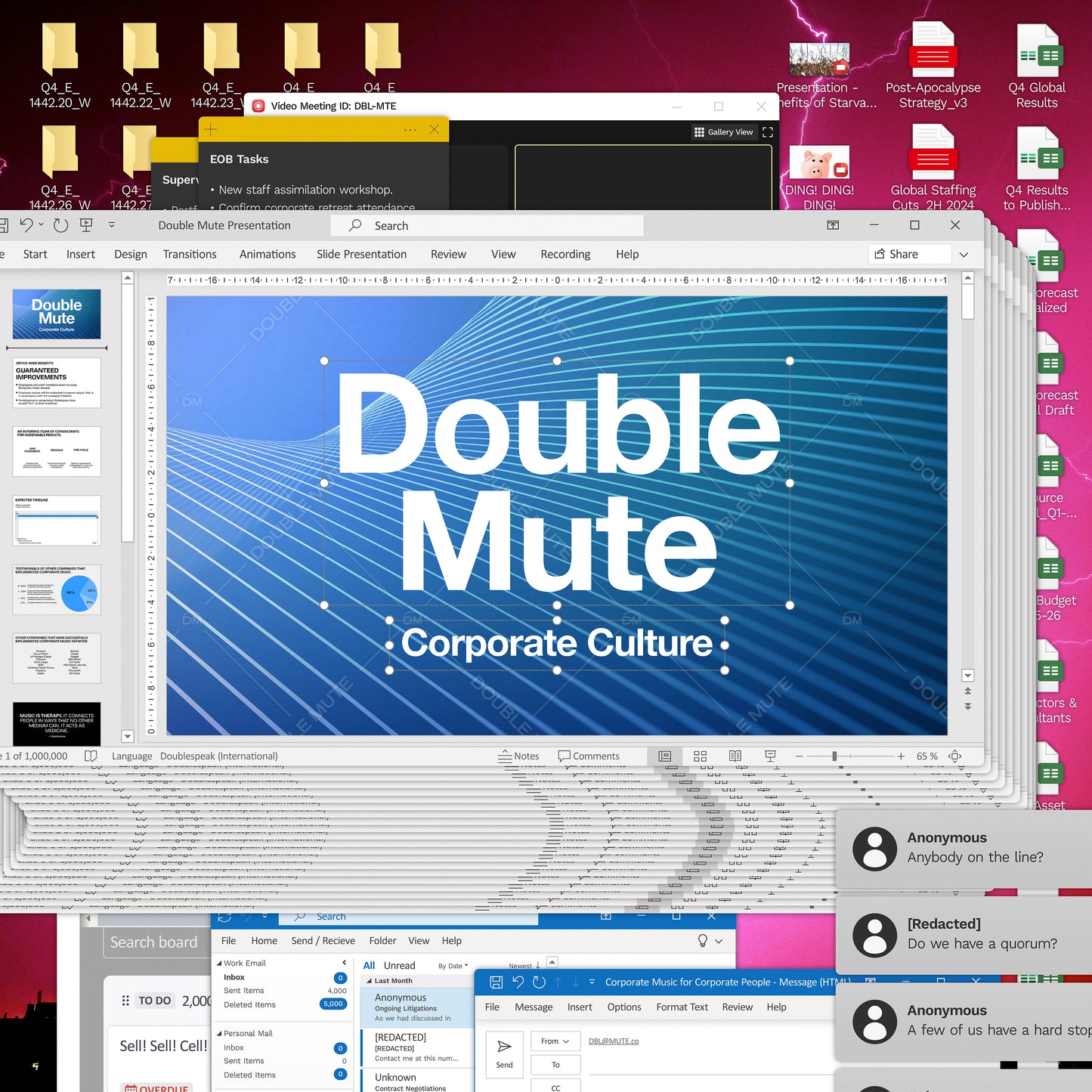 Double Mute - Corporate Culture - Ltd Bizcard CD