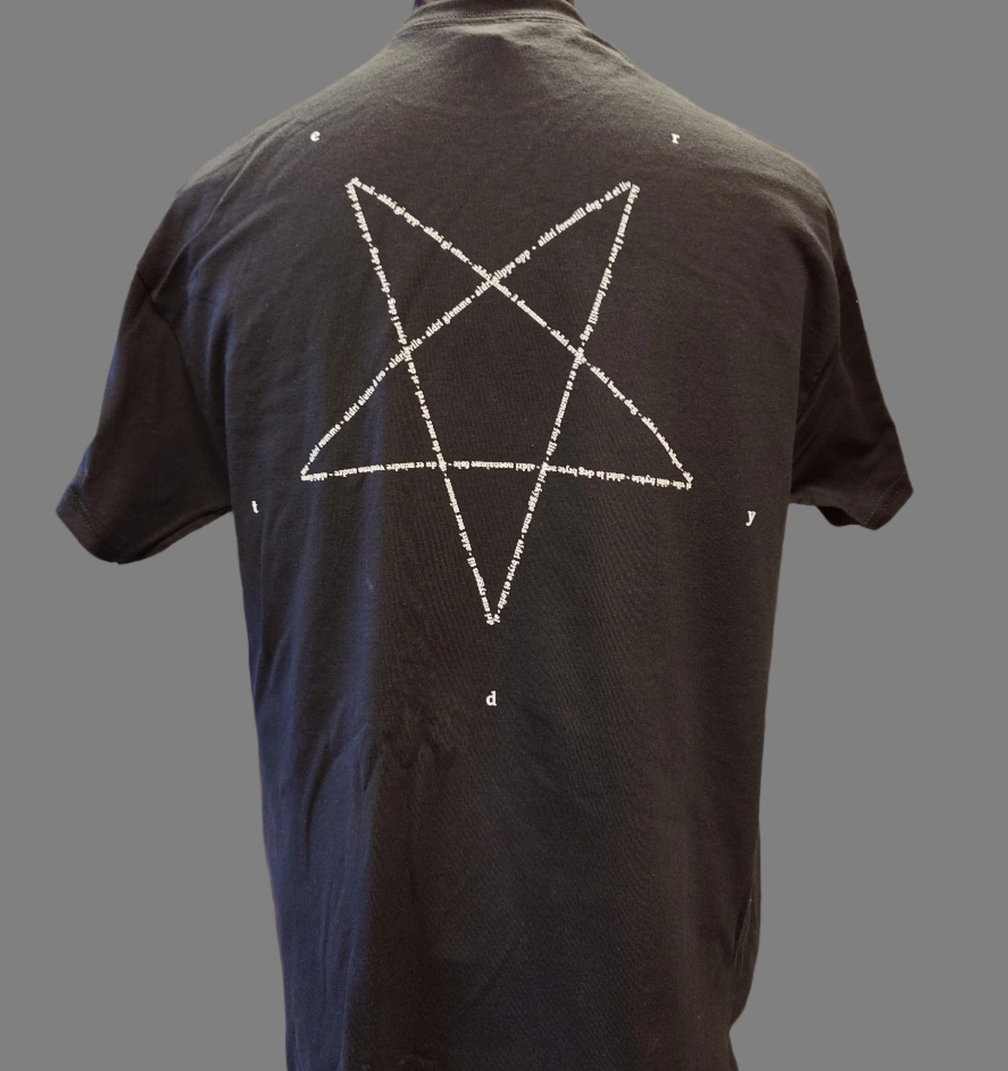 Seigmen T-shirt pentagram back print