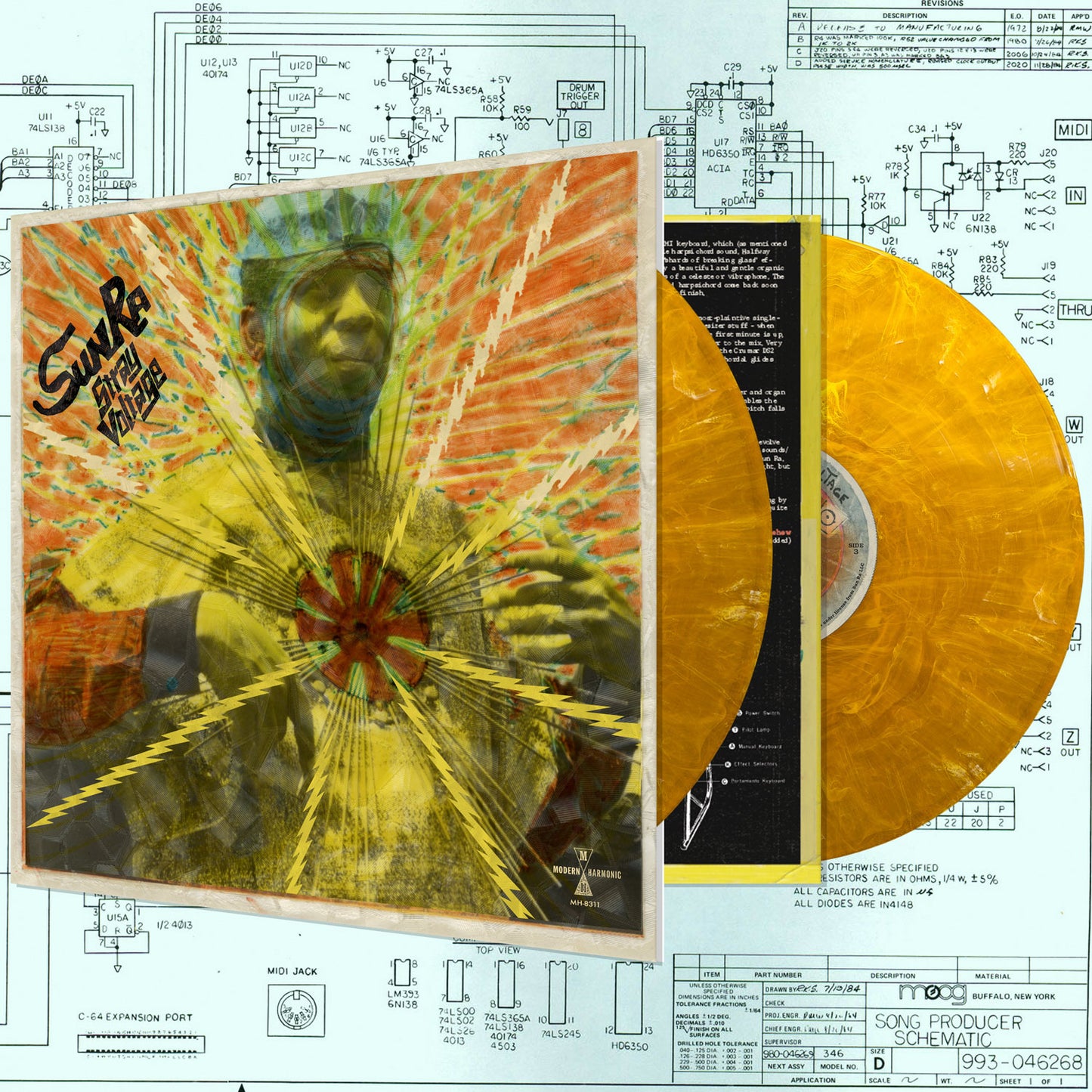 Sun Ra - Stray Voltage - Ltd LP (Frosted Orange)