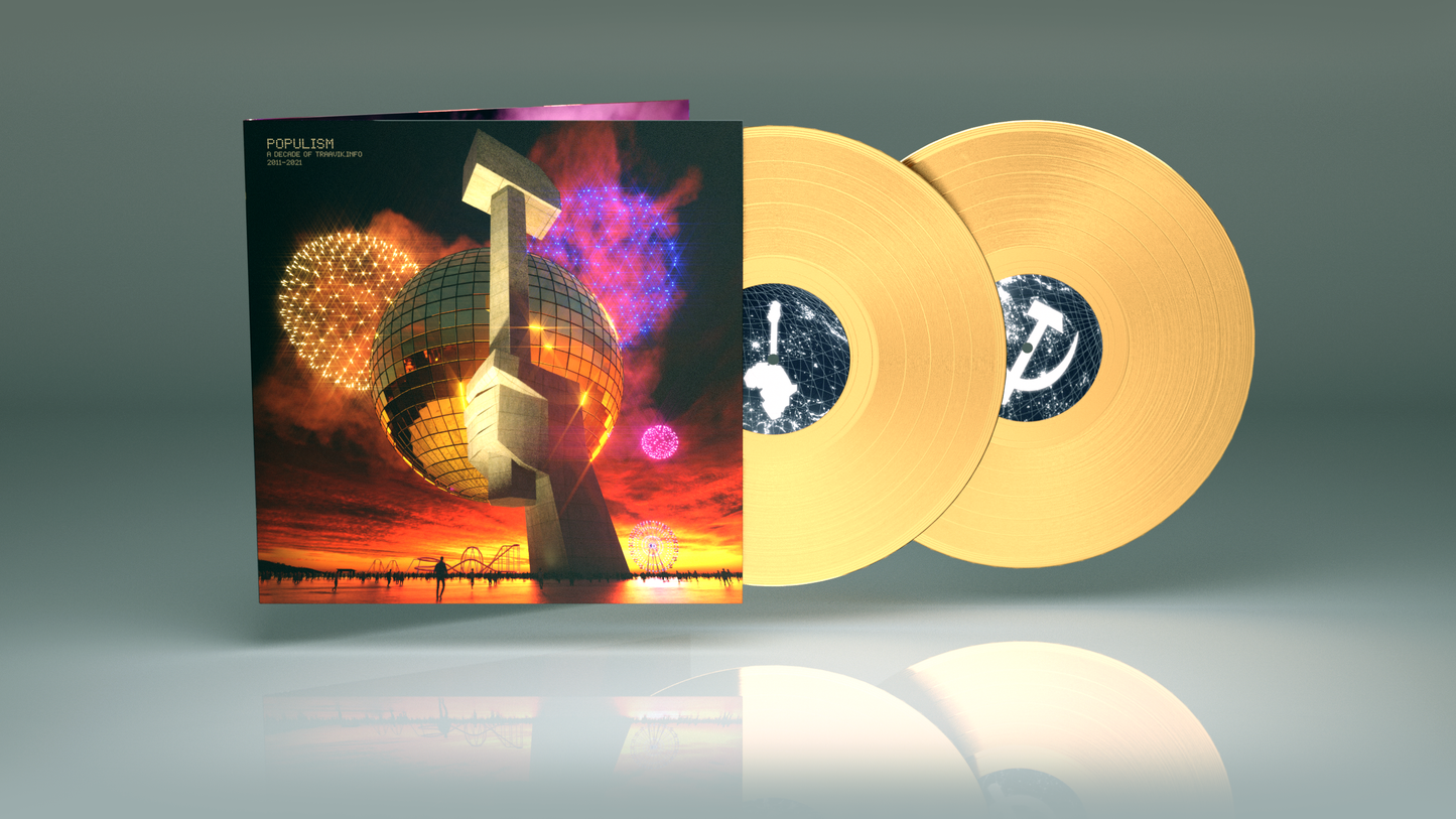 V/A - Populism - 10 years of Traavik.info - Ltd 2LP (Gold)